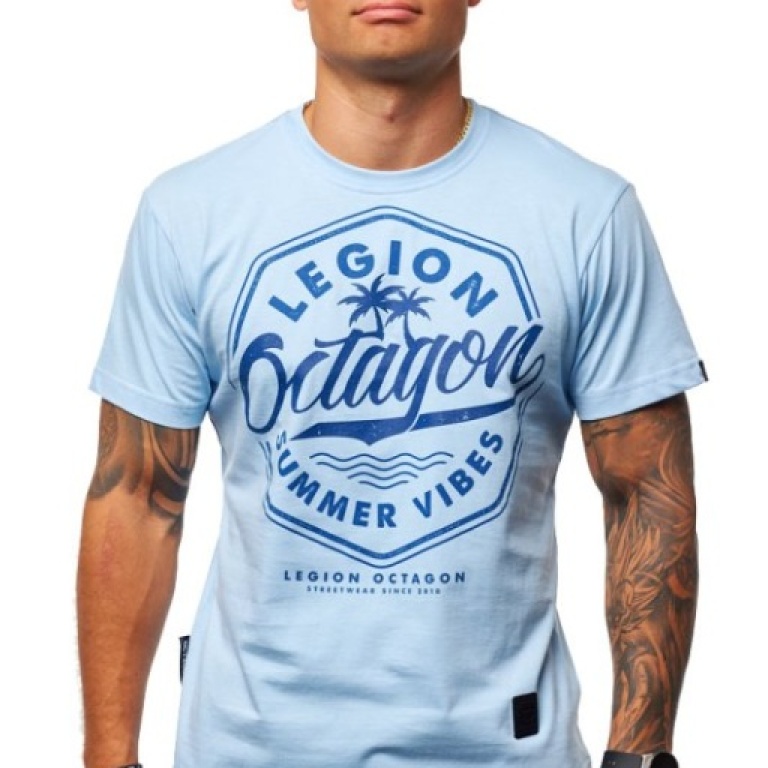 T-shirt Octagon Summer Vibes light blue t-shirt-octagon-summer-vibes_17191_p
