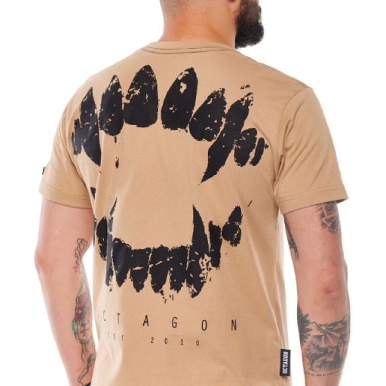 T-shirt Octagon Teeth Beige t-shirt-octagon-zeby-beige_15431