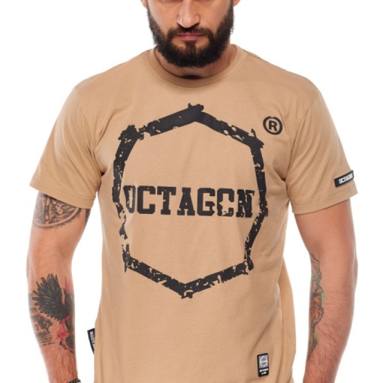 T-shirt Octagon Teeth Beige t-shirt-octagon-zeby-beige_15432